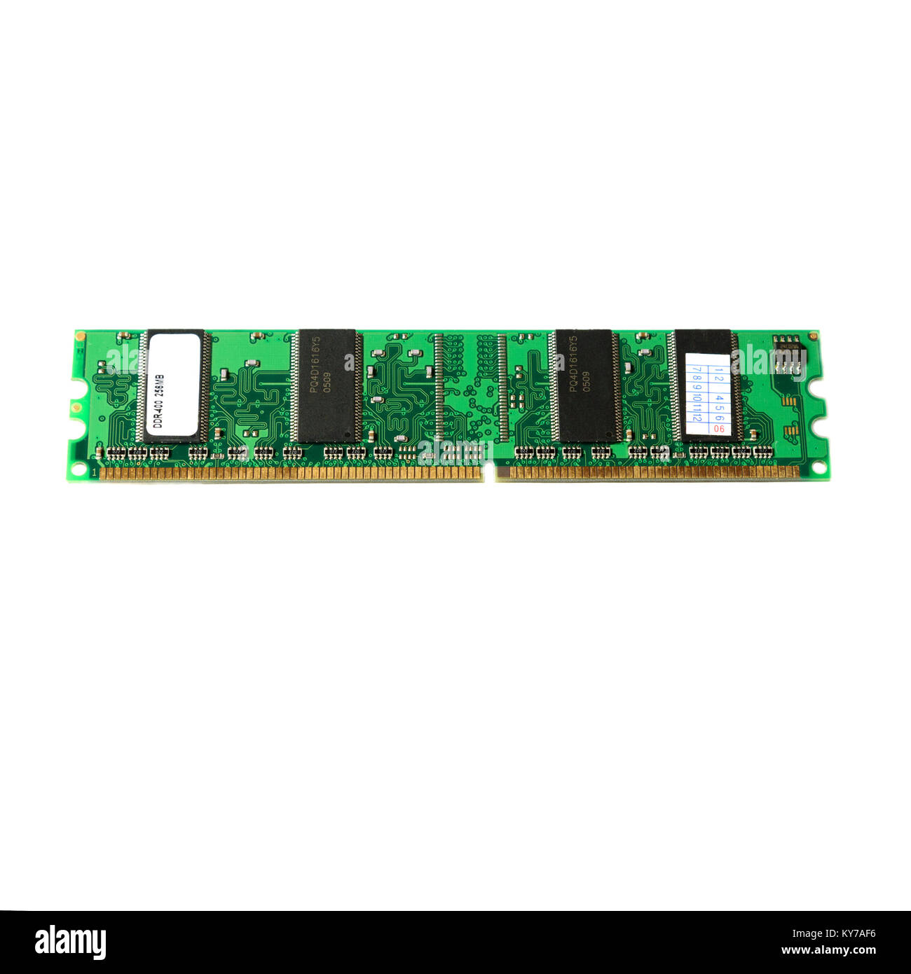 CPU ram Random Access Memory DDR2 for personal computer Stock Photo