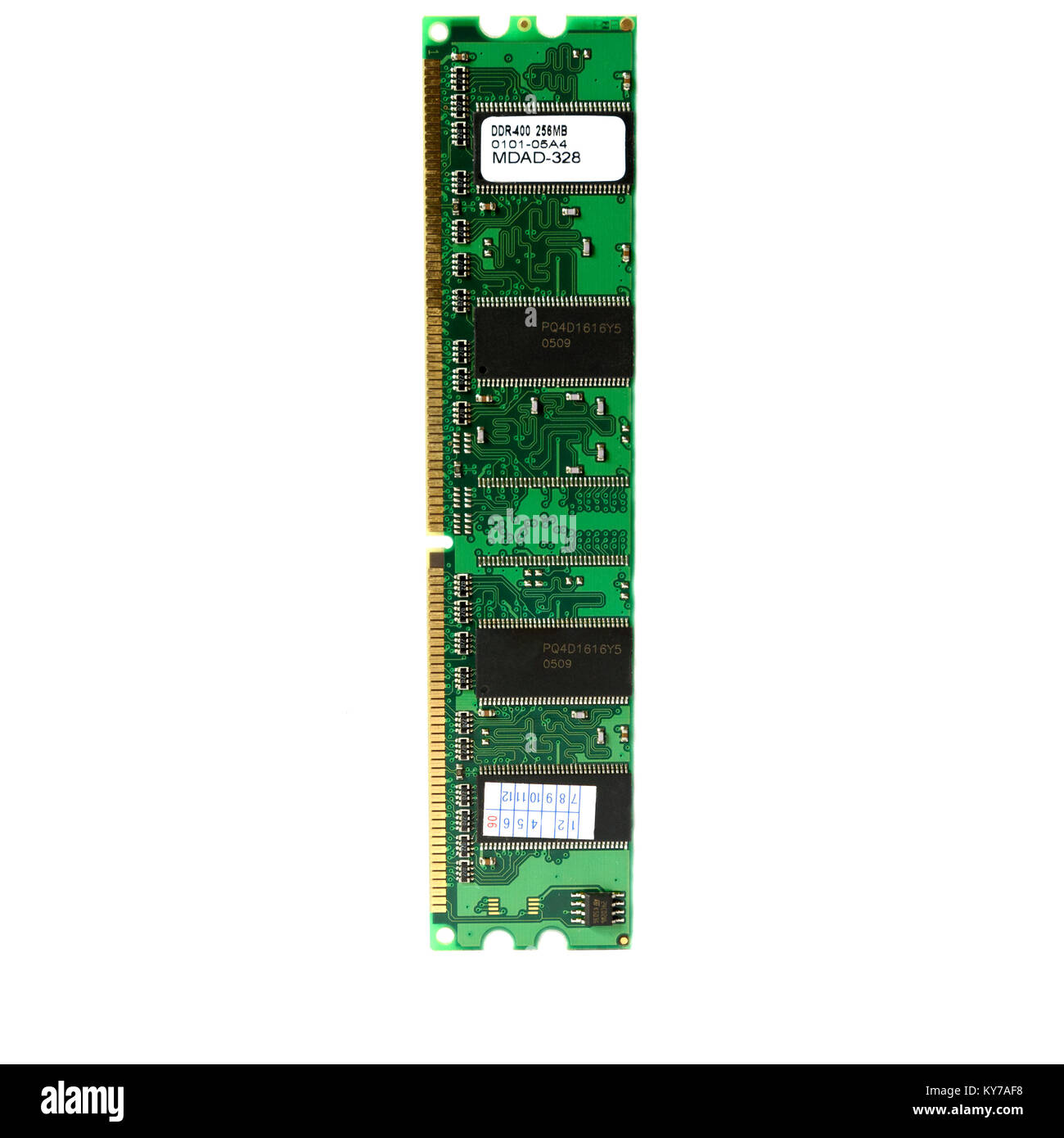 Old CPU ram Random Access Memory DDR2 for personal computer Stock Photo