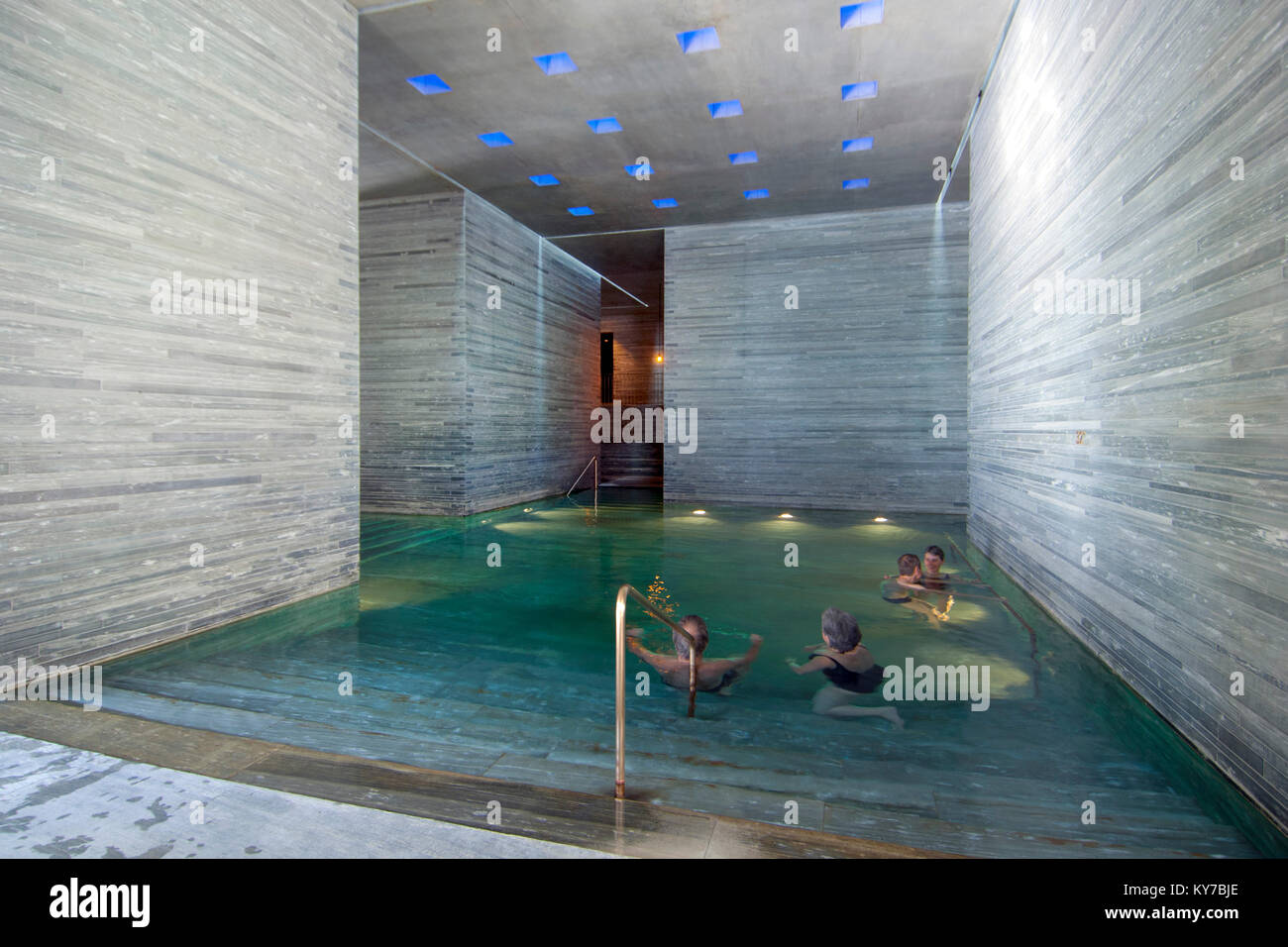 Peter Zumthors Therme Vals spa photographed by Fernando Guerra