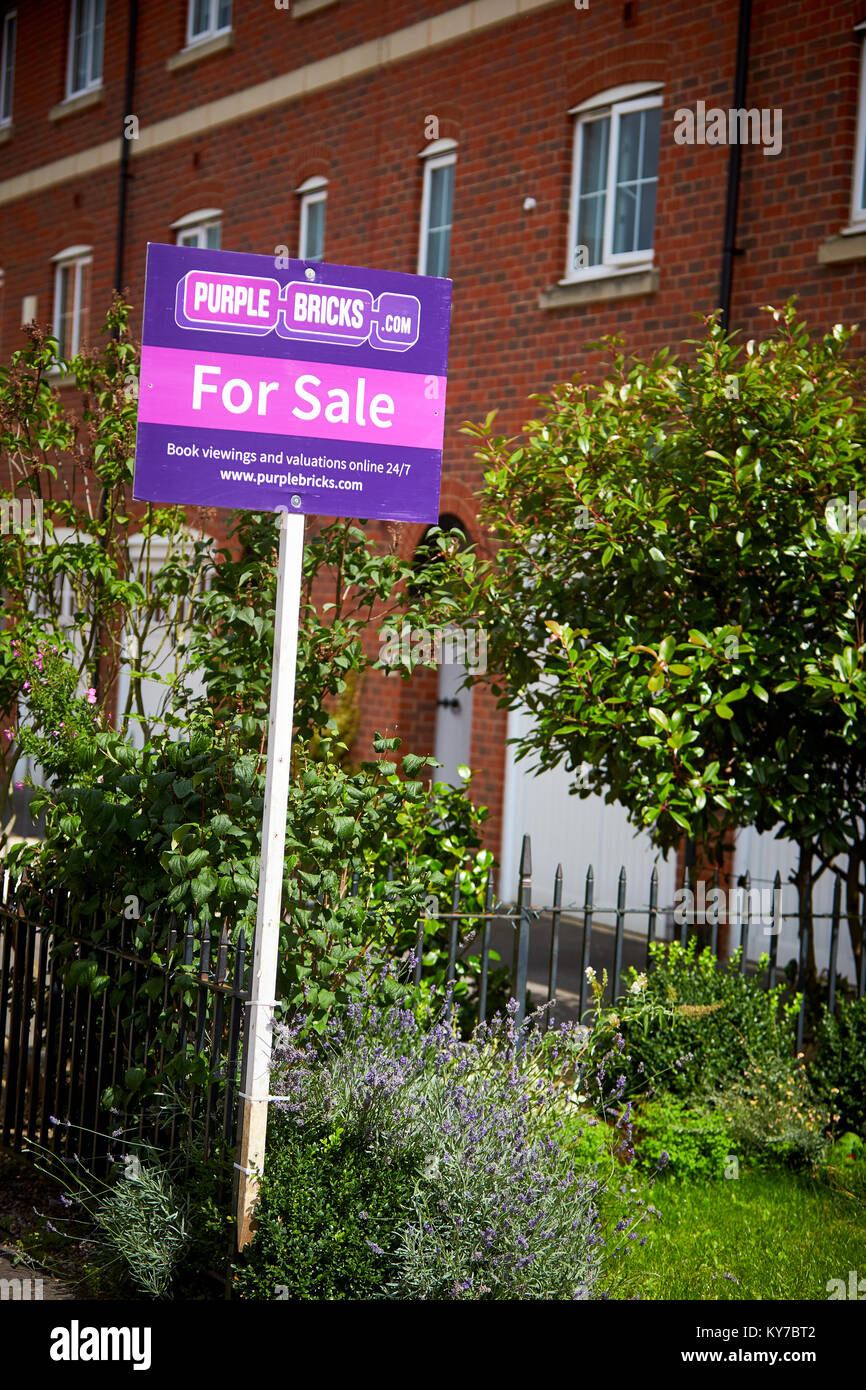 Purple bricks estate hires stock photography and images Alamy