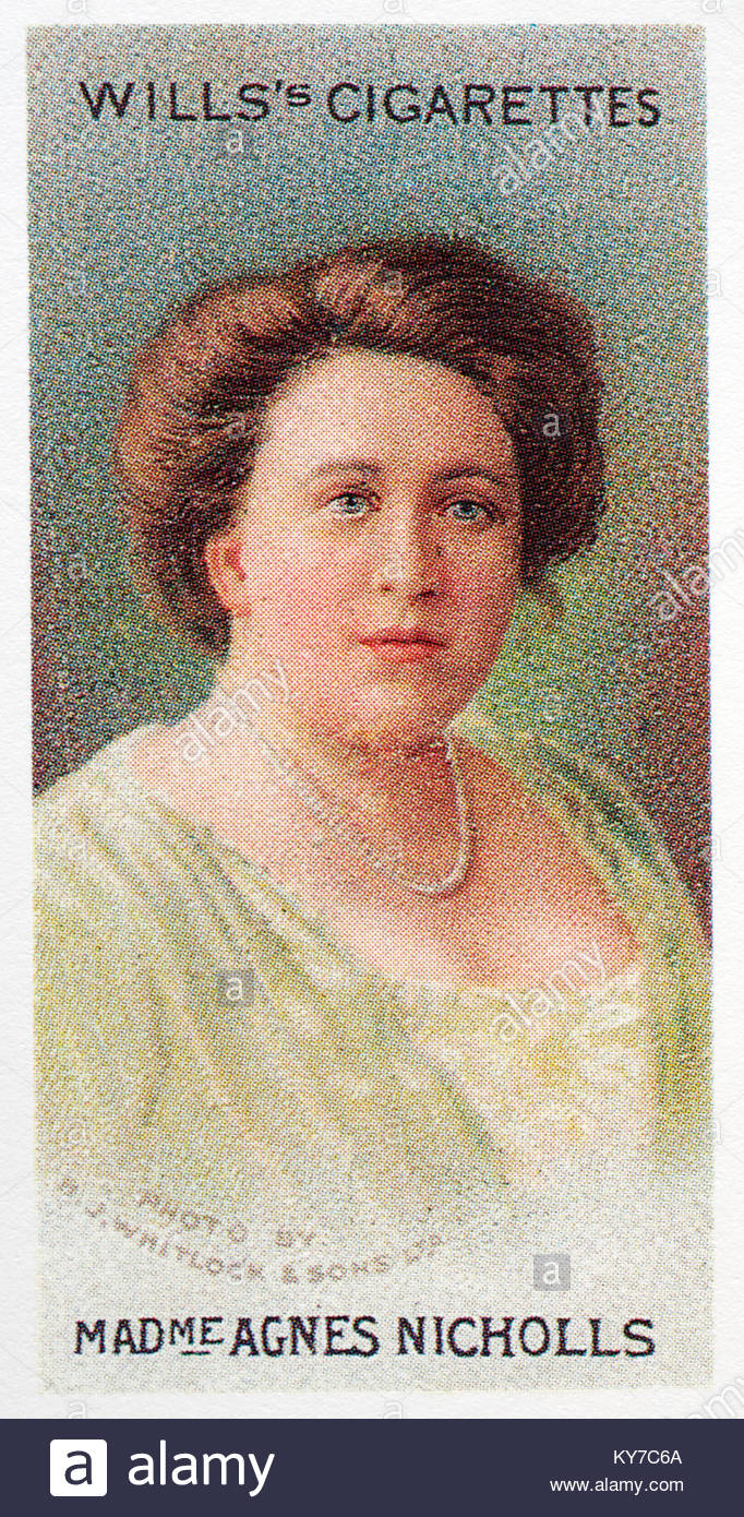 Agnes Nicholls was an English soprano 1877 - 1959 Stock Photo