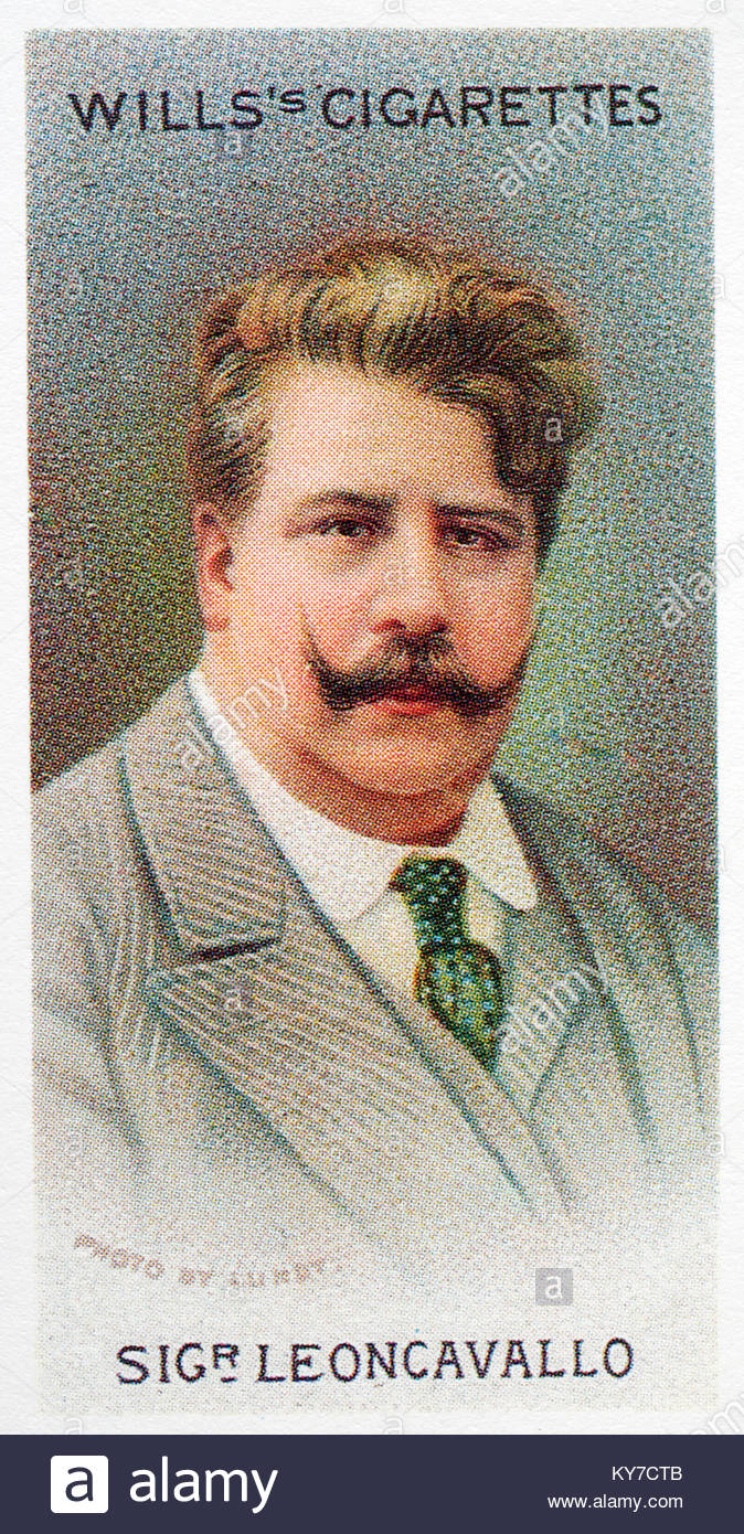 Ruggero Leoncavallo was an Italian opera composer and librettist 1857 – 1919 Stock Photo
