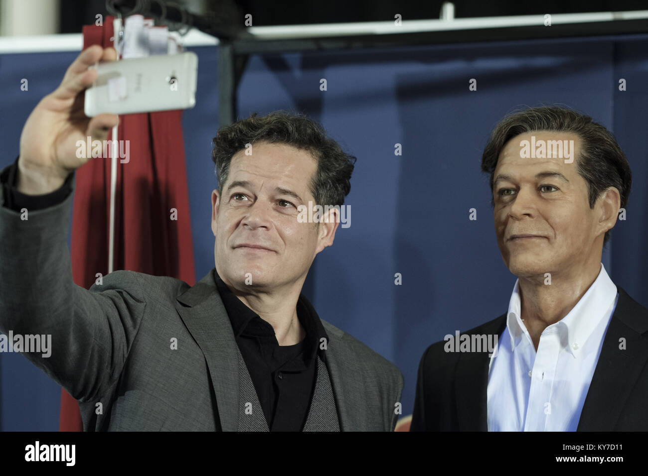 Spanish actor Jorge Sanz unveils his wax figure at the Wax Museum in Madrid, Spain  Featuring: Jorge Sanz Where: Madrid, Spain When: 13 Dec 2017 Credit: Oscar Gonzalez/WENN.com Stock Photo