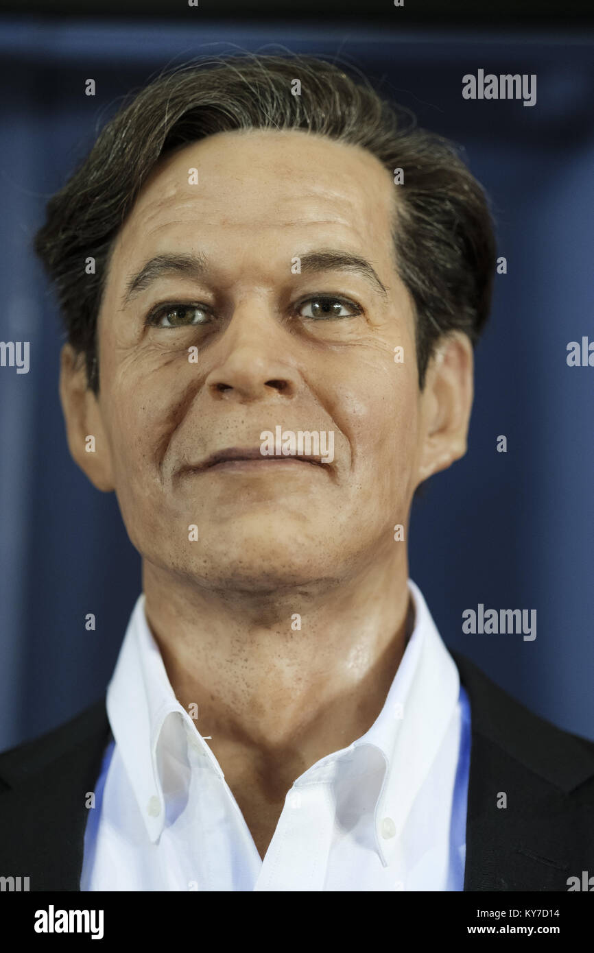Spanish actor Jorge Sanz unveils his wax figure at the Wax Museum in Madrid, Spain  Featuring: Jorge Sanz Where: Madrid, Spain When: 13 Dec 2017 Credit: Oscar Gonzalez/WENN.com Stock Photo