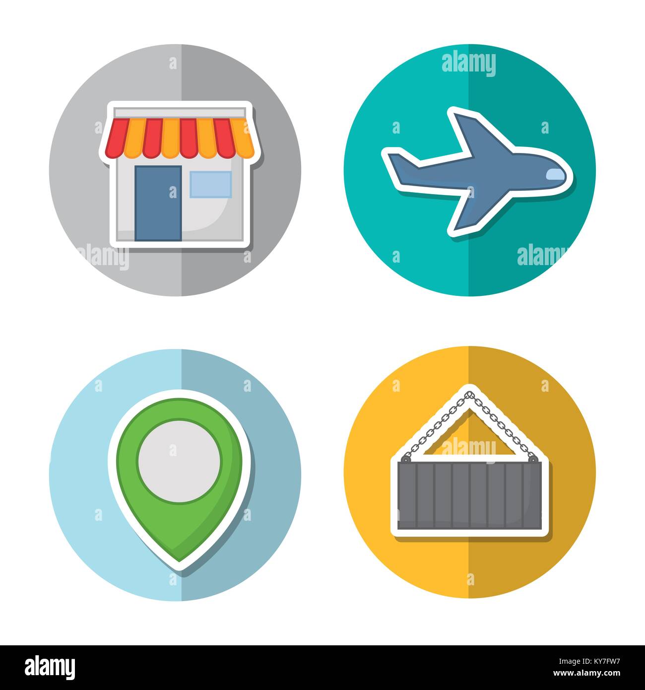 transportation logistics design Stock Vector Image & Art - Alamy