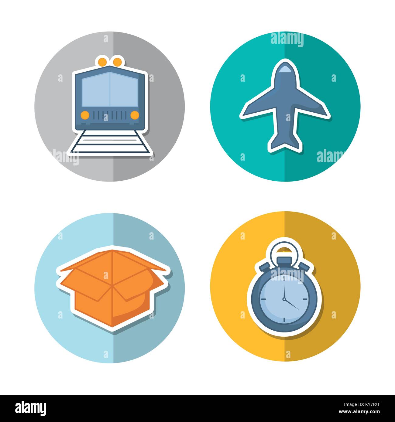 transportation logistics design Stock Vector Image & Art - Alamy