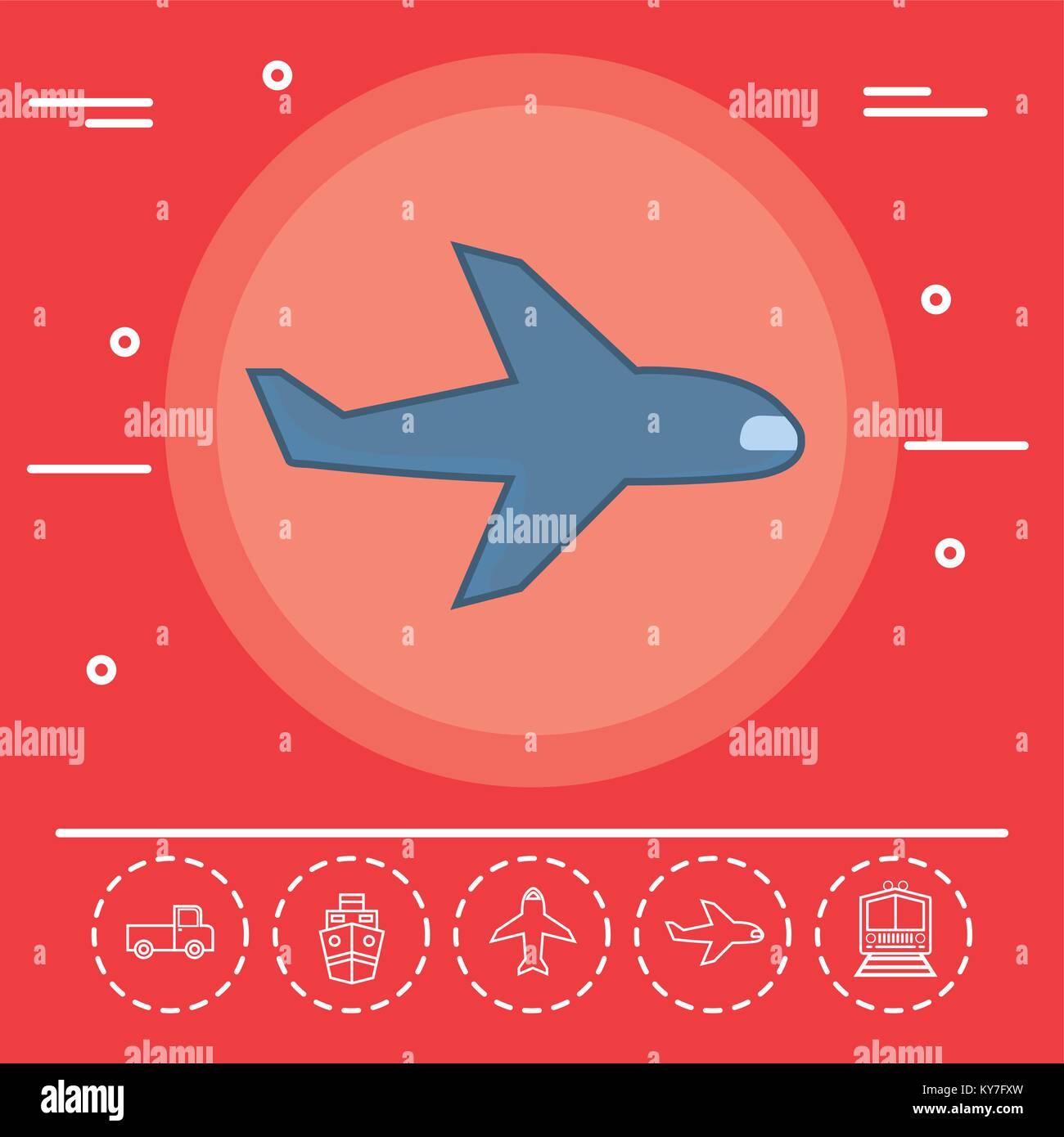 transportation logistics design Stock Vector Image & Art - Alamy