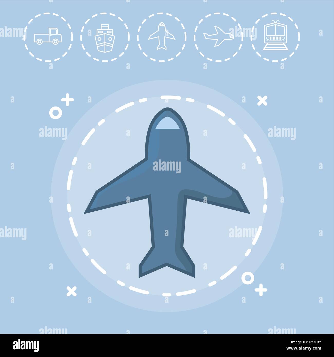 transportation logistics design Stock Vector Image & Art - Alamy
