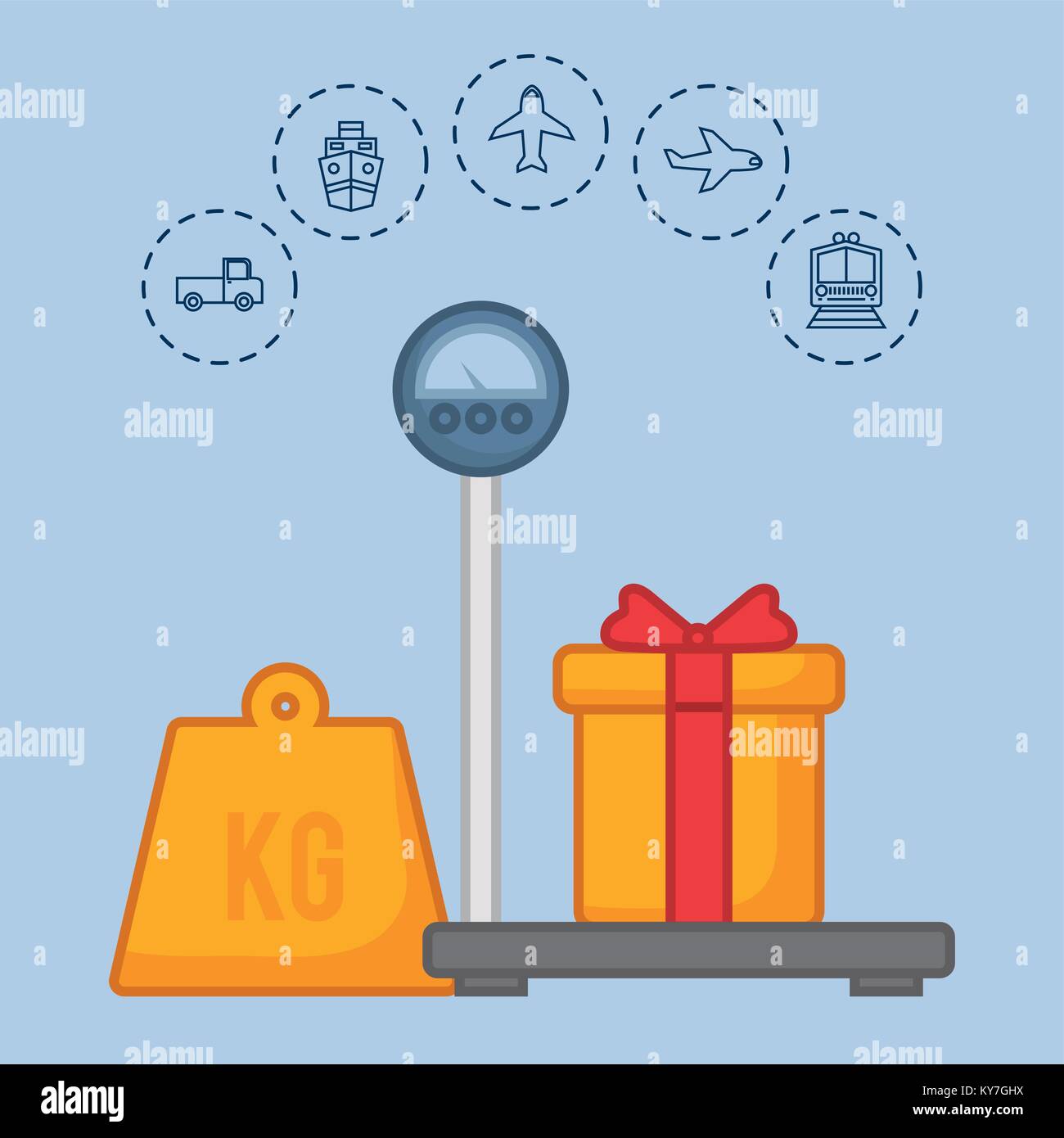 delivery logistics design Stock Vector Image & Art - Alamy