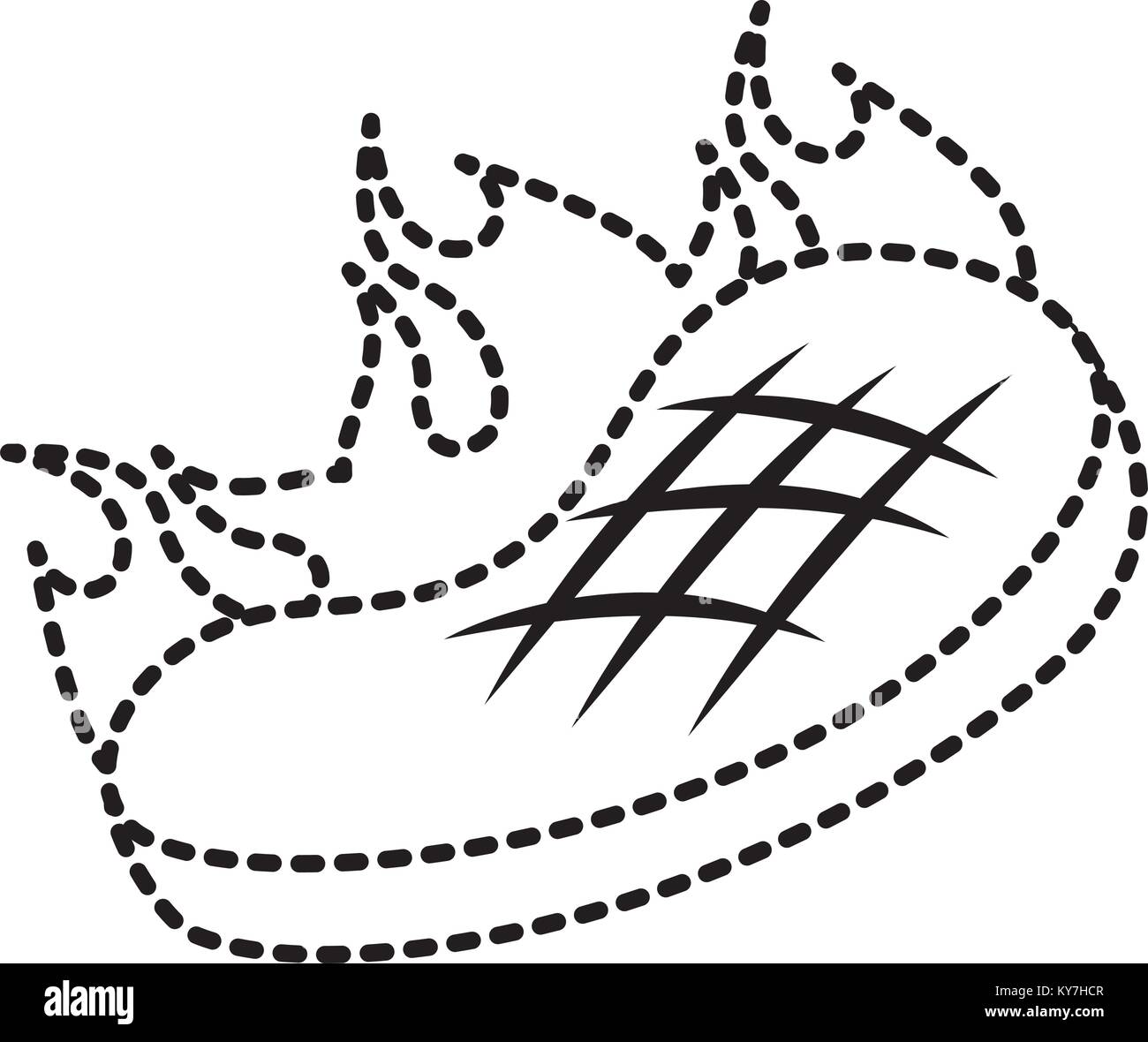 roasted steak beef flame food icon vector illustration Stock Vector ...