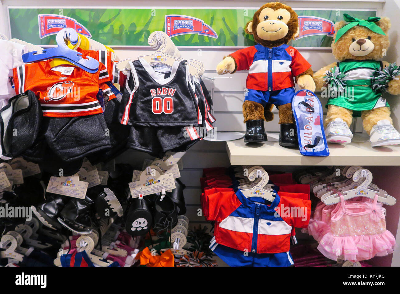 Build-A-Bear Workshop on West 34th Street, NYC, USA Stock Photo