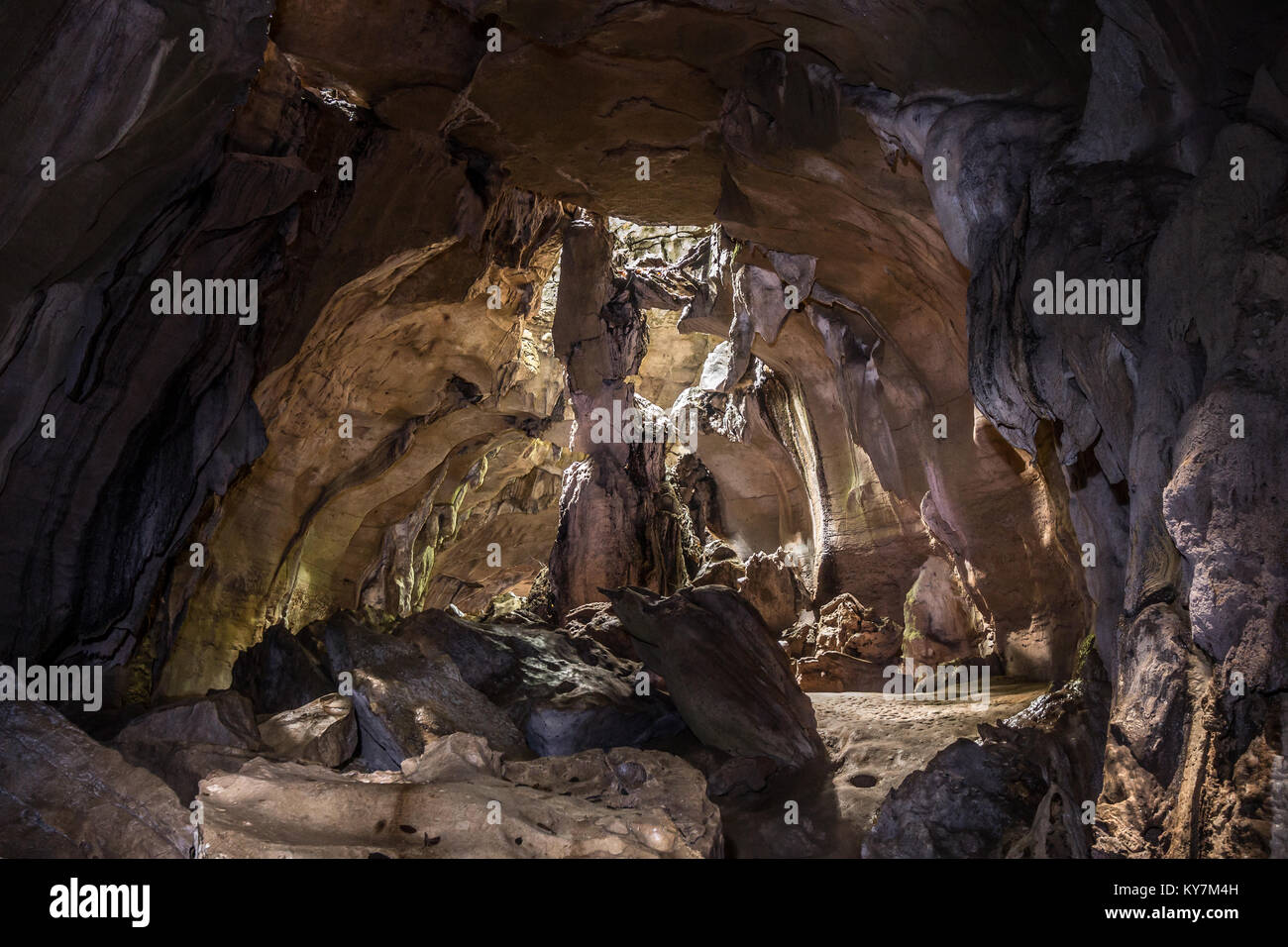 Bat cave, a limestone cave near Bukit Lawang in Gunung Leuser National