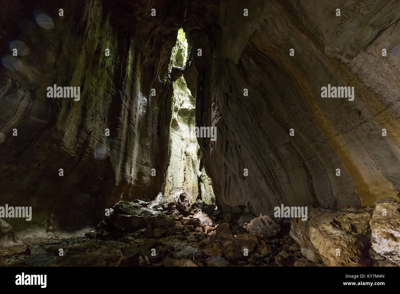Bat cave, a limestone cave near Bukit Lawang in Gunung Leuser National