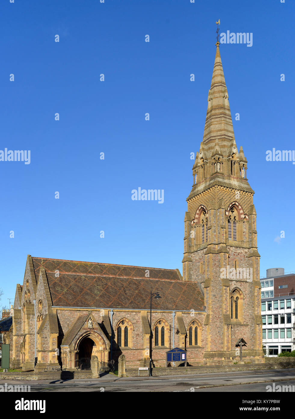 St John the Evangelist Church, Park Street, Taunton, Somerset Stock Photo