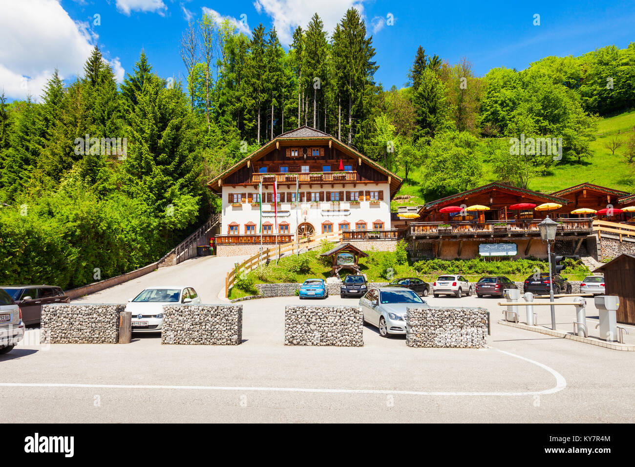 ST WOLFGANG, AUSTRIA - MAY 17, 2017: Puppenmuseum (Dorf-Alm) is museum of puppets and dolls in St. Wolfgang im Salzkammergut, Austria Stock Photo