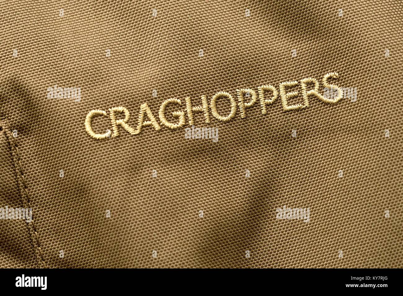 Craghoppers clothing brand Stock Photo