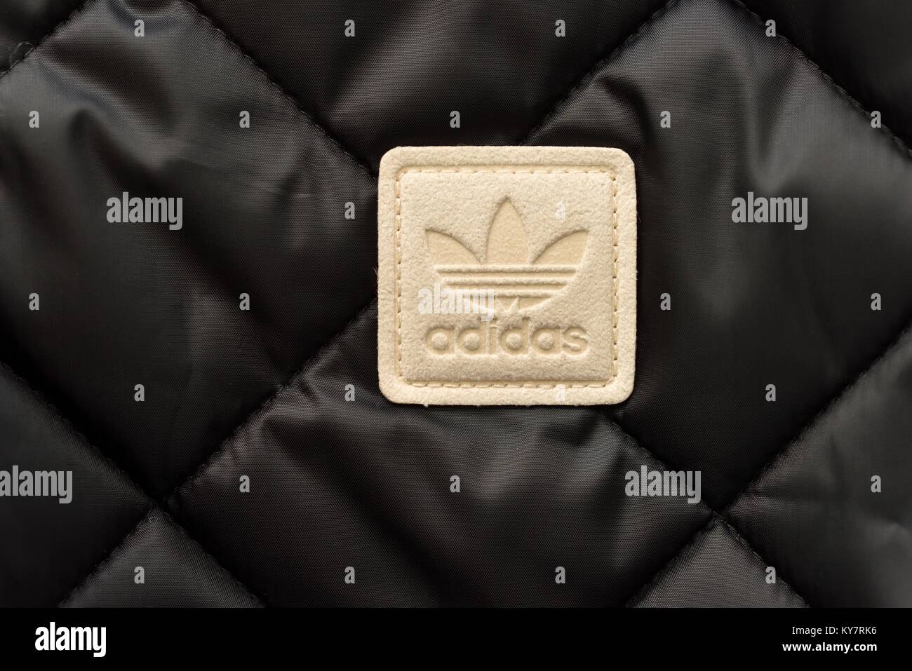 Adidas clothing brand Stock Photo