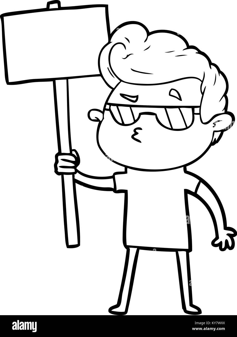 cartoon cool guy Stock Vector Image & Art Alamy