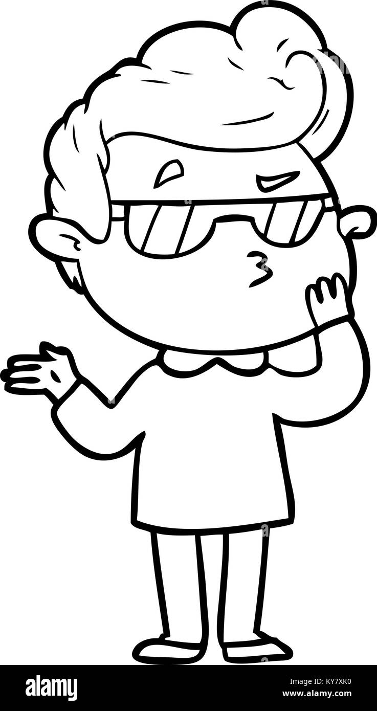 cartoon cool guy Stock Vector Image & Art Alamy