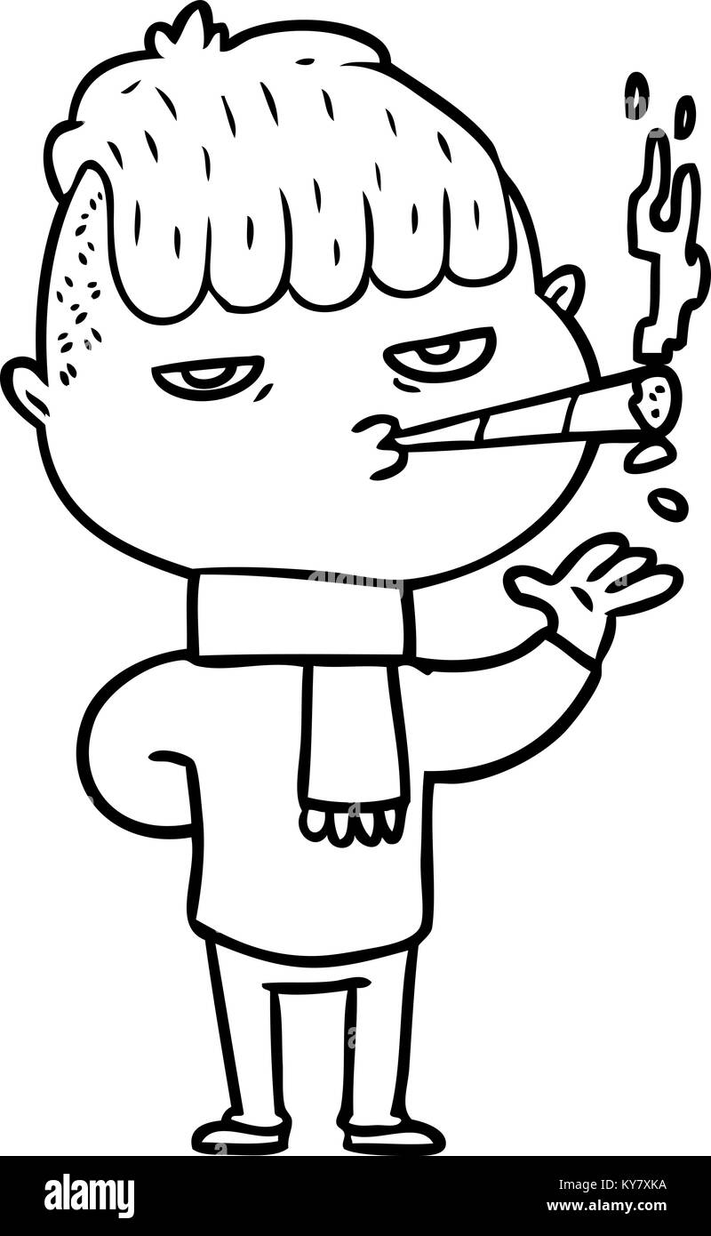 someone smoking a cigarette doodle I don't really know what to say. Heres quick i made, of a lil person a ciggy. Lots of rejections recently, and i feel like im mourning a lot Basic RGBDoodle mini illustration of