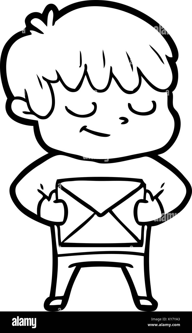 cartoon happy boy Stock Vector Image & Art - Alamy