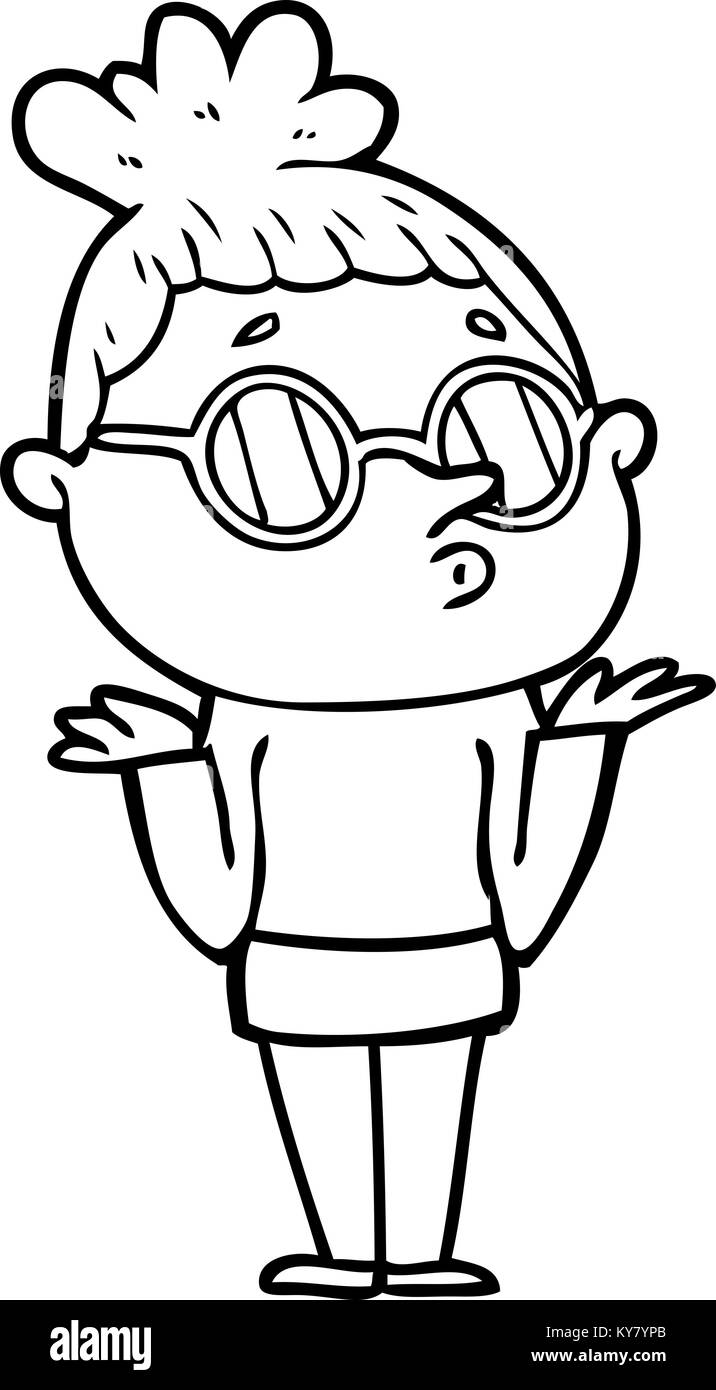 Girl Wearing Retro Glasses Black And White Stock Photos Images Page 2 Alamy