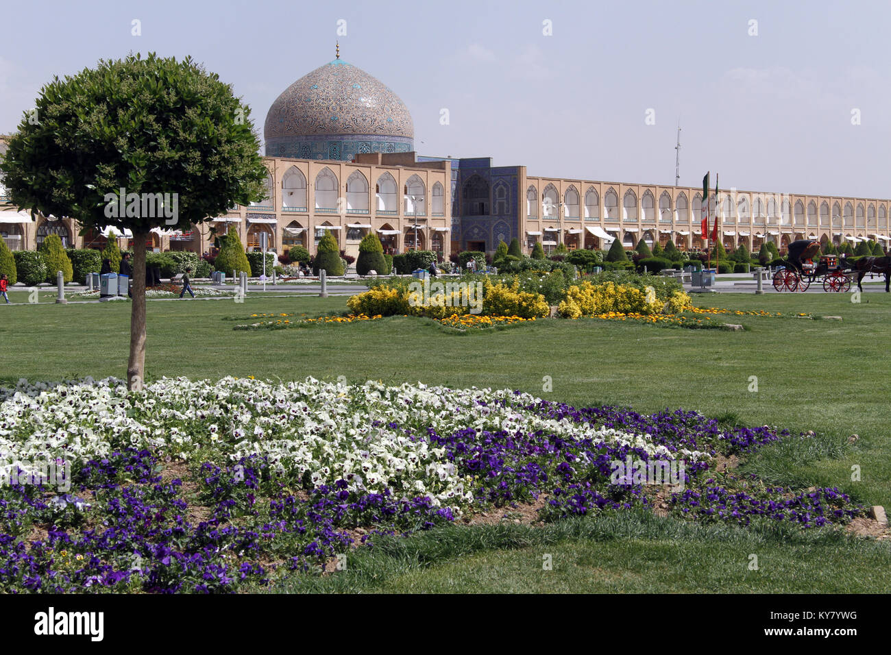 Sheikh Lotf Allah Mosque on the Naqsh-e Jahan Square in Esfahan, Iran Stock Photo