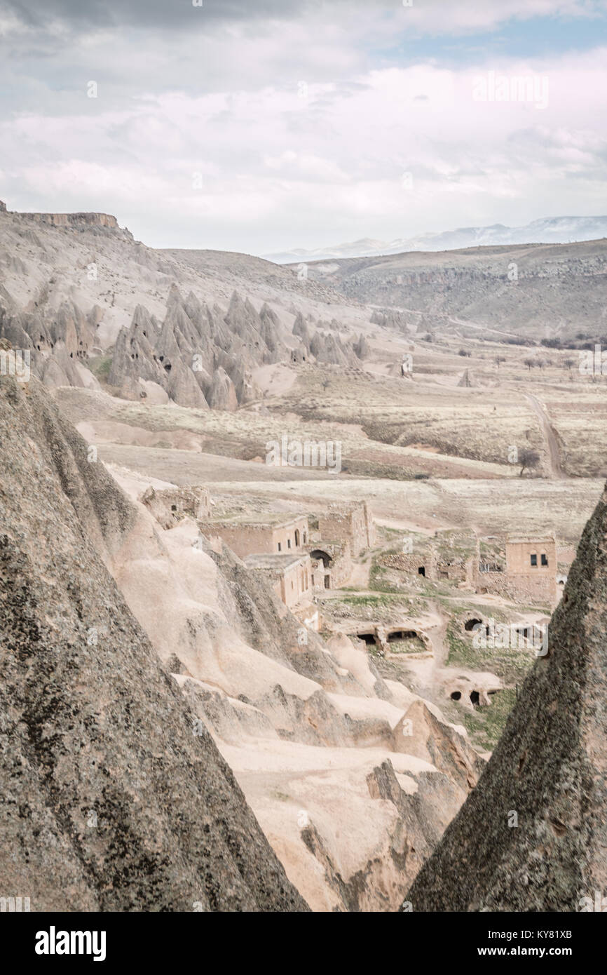 Landscape in Cappadocia Stock Photo