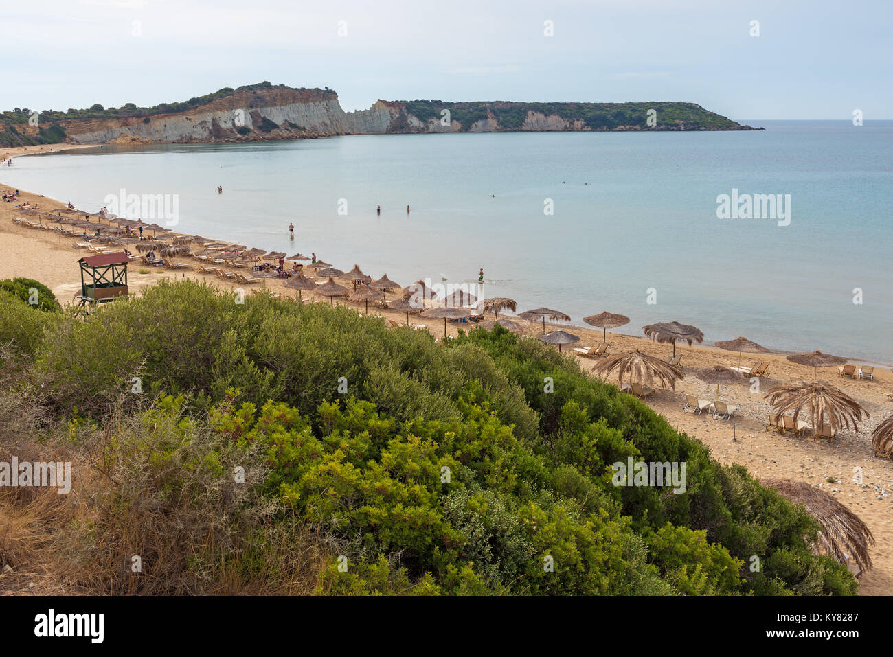 Gerakas beach, one of the most attractive beaches of Zakynthos for its ...