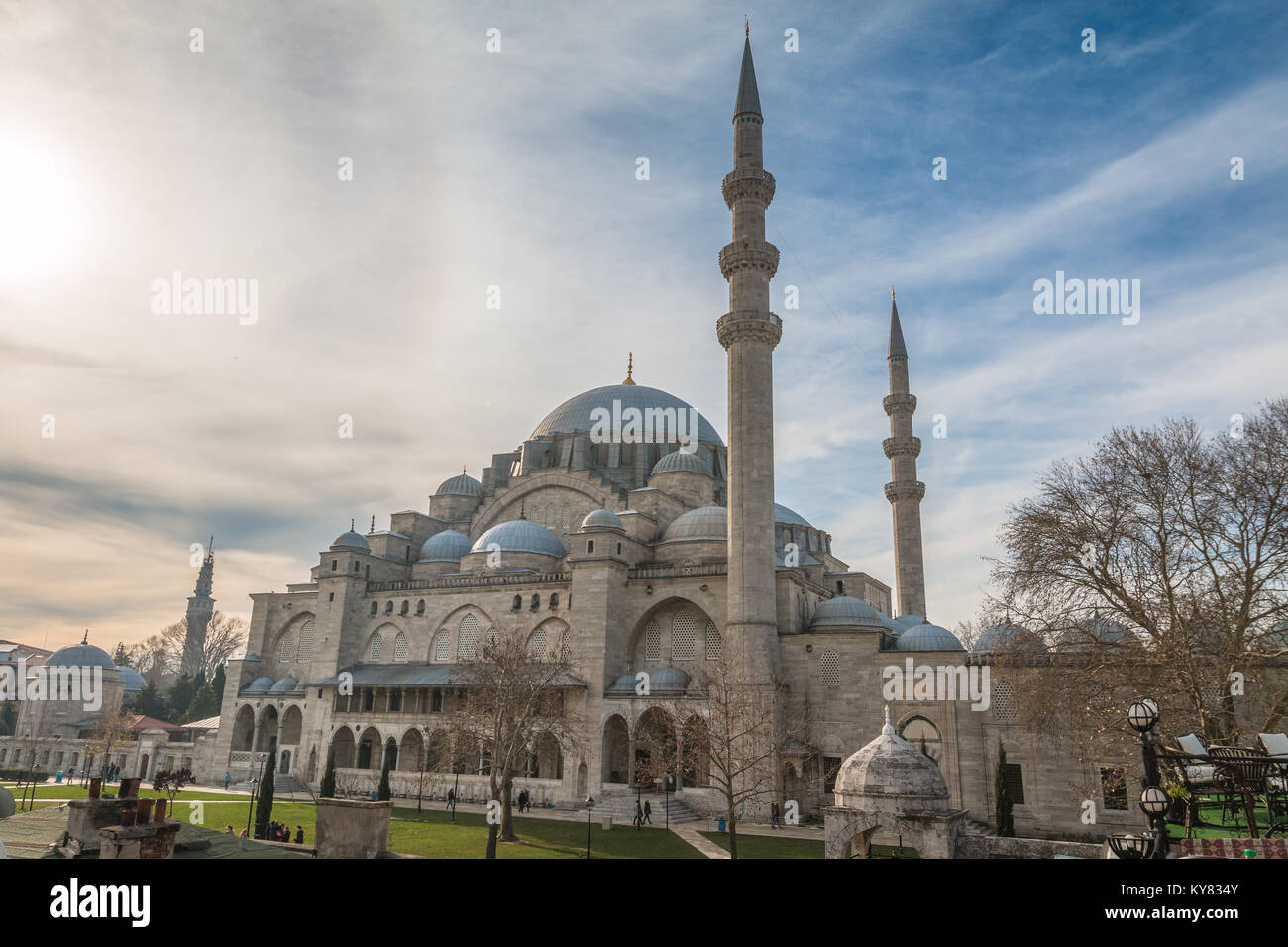Suleymaniye Mosque Istanbul Stock Photo