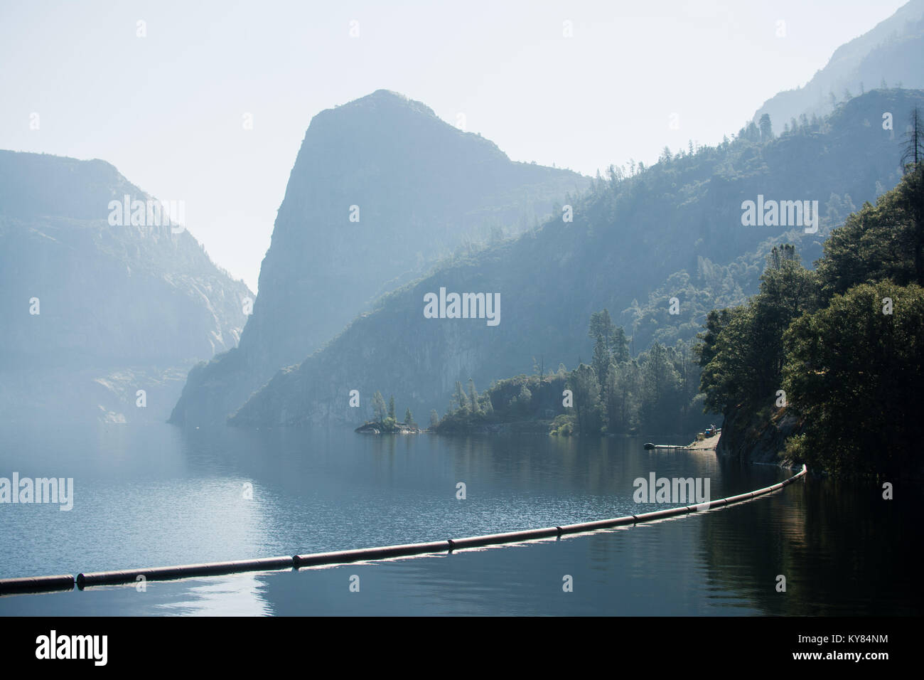 Hetch Hetchy Reservoir O'Shaughnessy Dam in Yosemite National Park