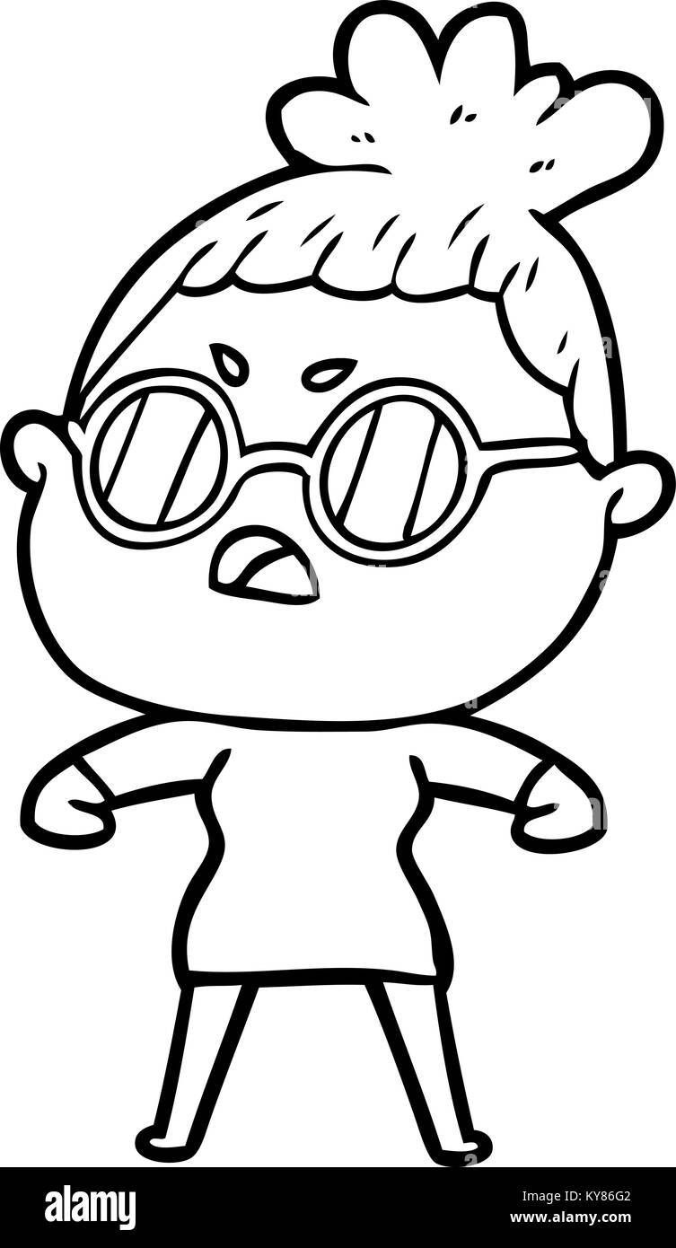Cartoon drawing illustration angry arguing Black and White Stock Photos ...