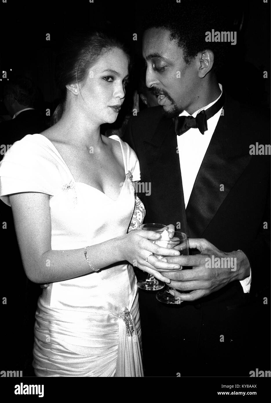 Gregory Hines and Diane Lane Attending the Cotton lub Movie Premiere Party at Grace's Mansion, New York City. 1984 © RTMcbride / MediaPunch Stock Photo