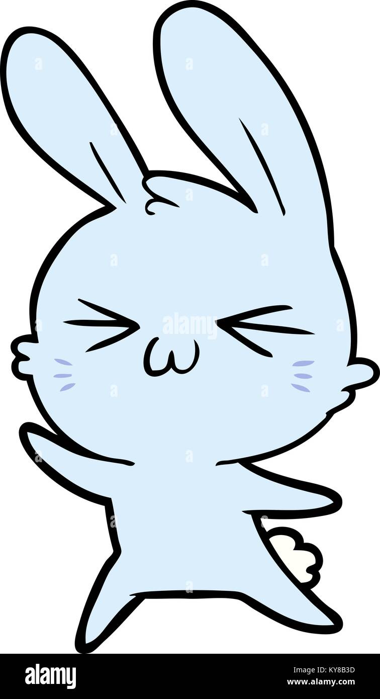 cute cartoon rabbit Stock Vector Image & Art - Alamy