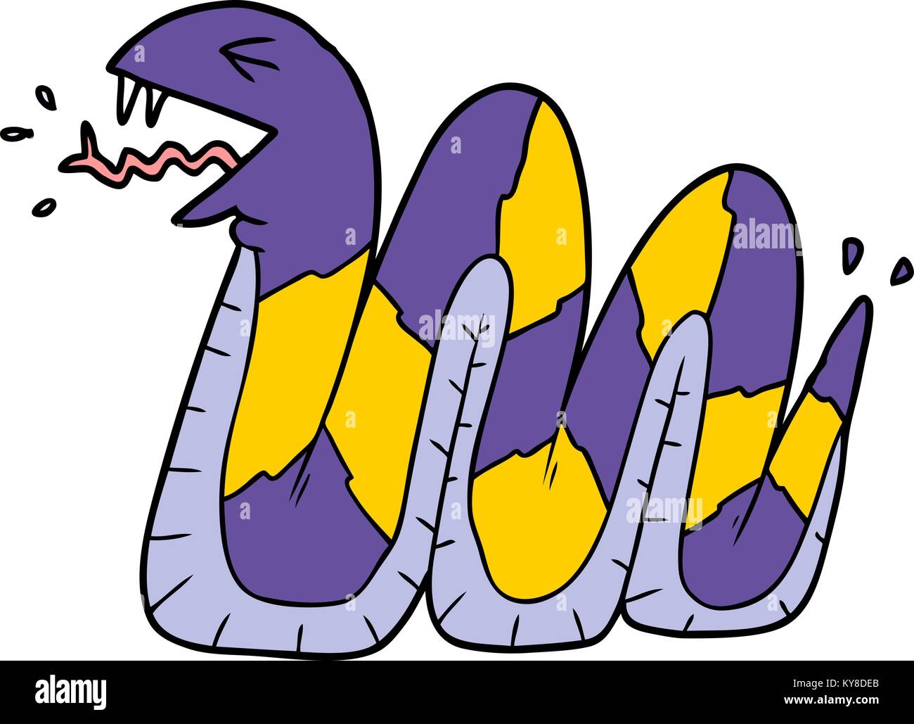 cartoon hissing snake Stock Vector Image & Art - Alamy