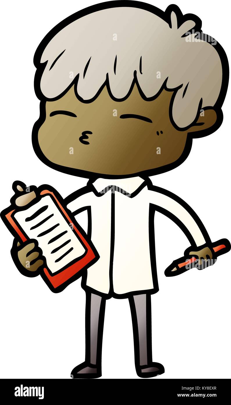 cartoon curious boy Stock Vector Image & Art - Alamy