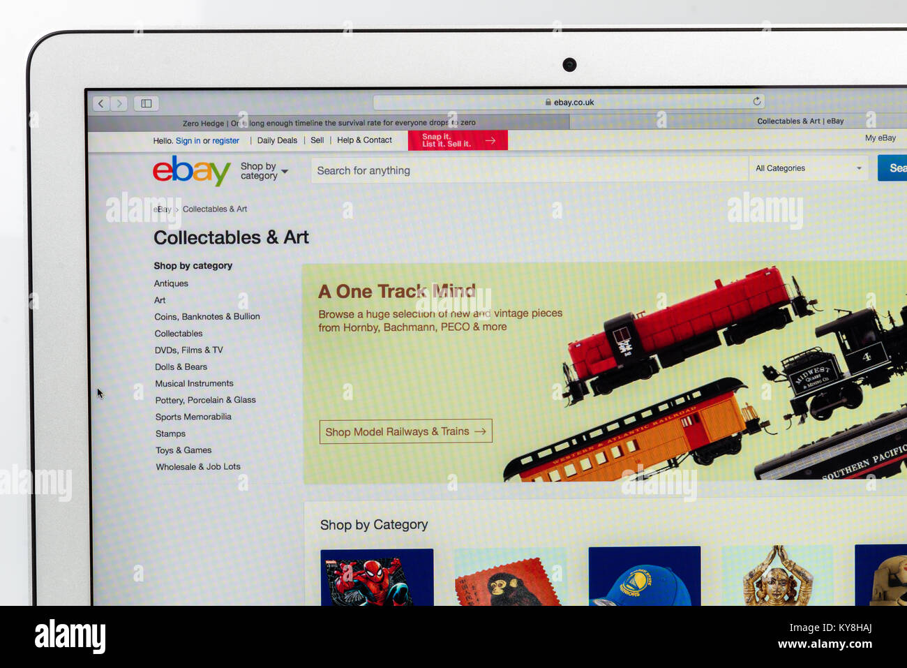 Ebay website (Editorial use only Stock Photo Alamy