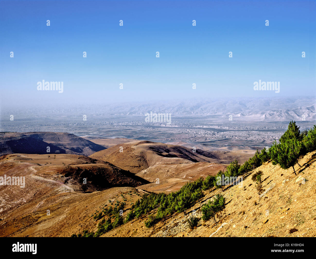 2184. View to Jordan Valley from above Deir Alla, Irbid Gov, Jordan Stock  Photo - Alamy