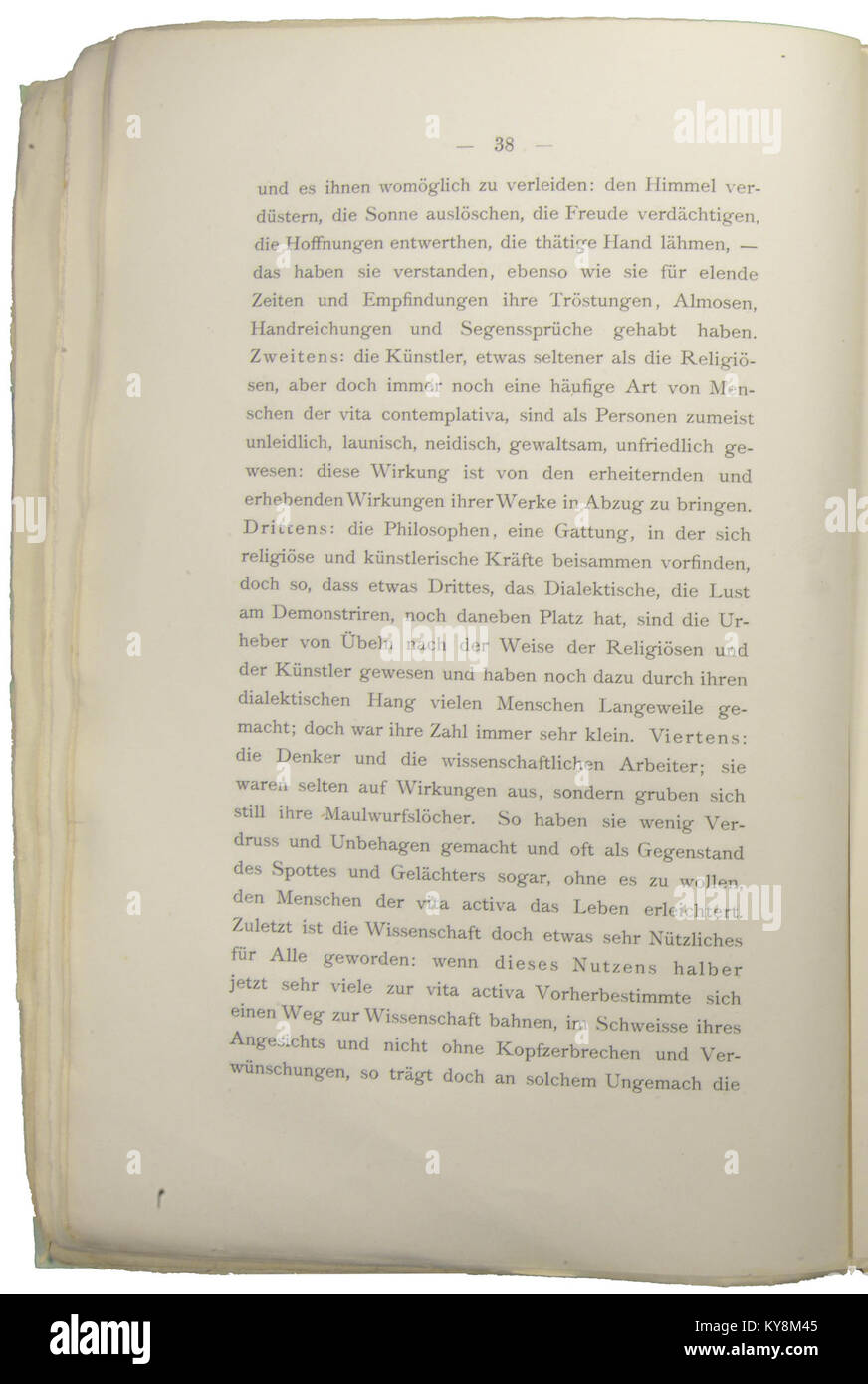 Nietzsche - Morgenröthe, 1881, p. 038 Stock Photo