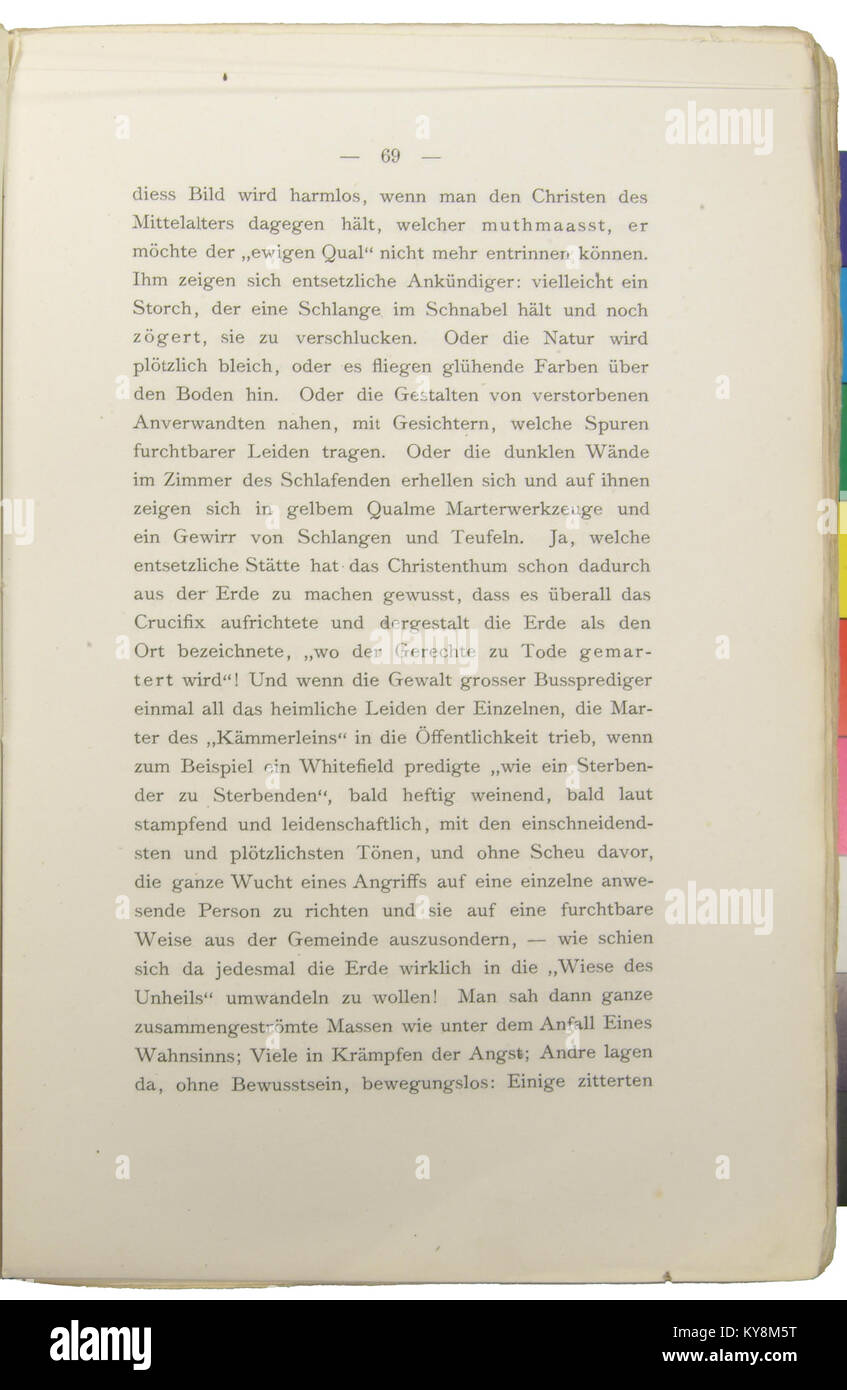 Nietzsche - Morgenröthe, 1881, p. 069 Stock Photo