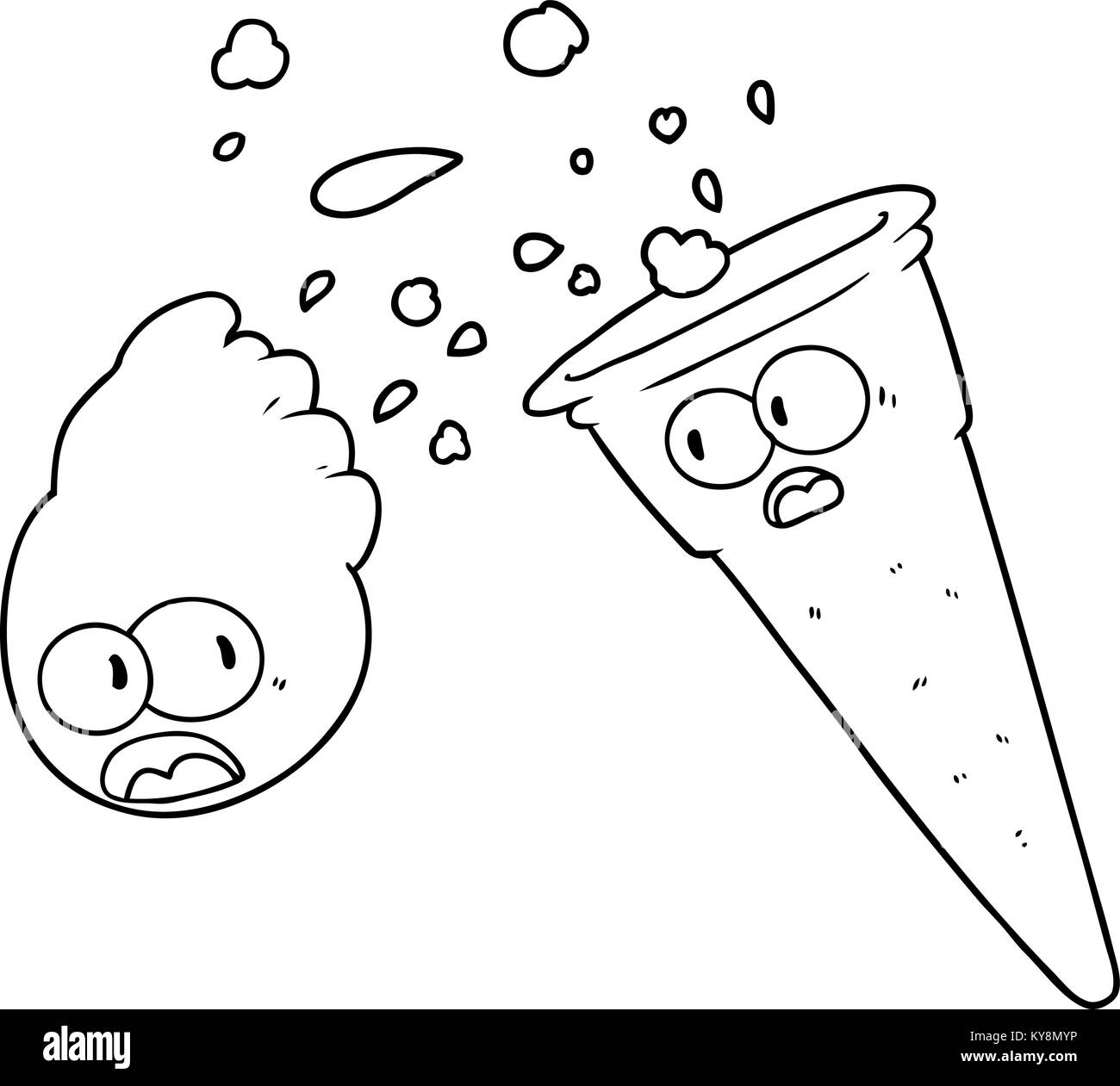 cartoon ice cream Stock Vector Image & Art - Alamy