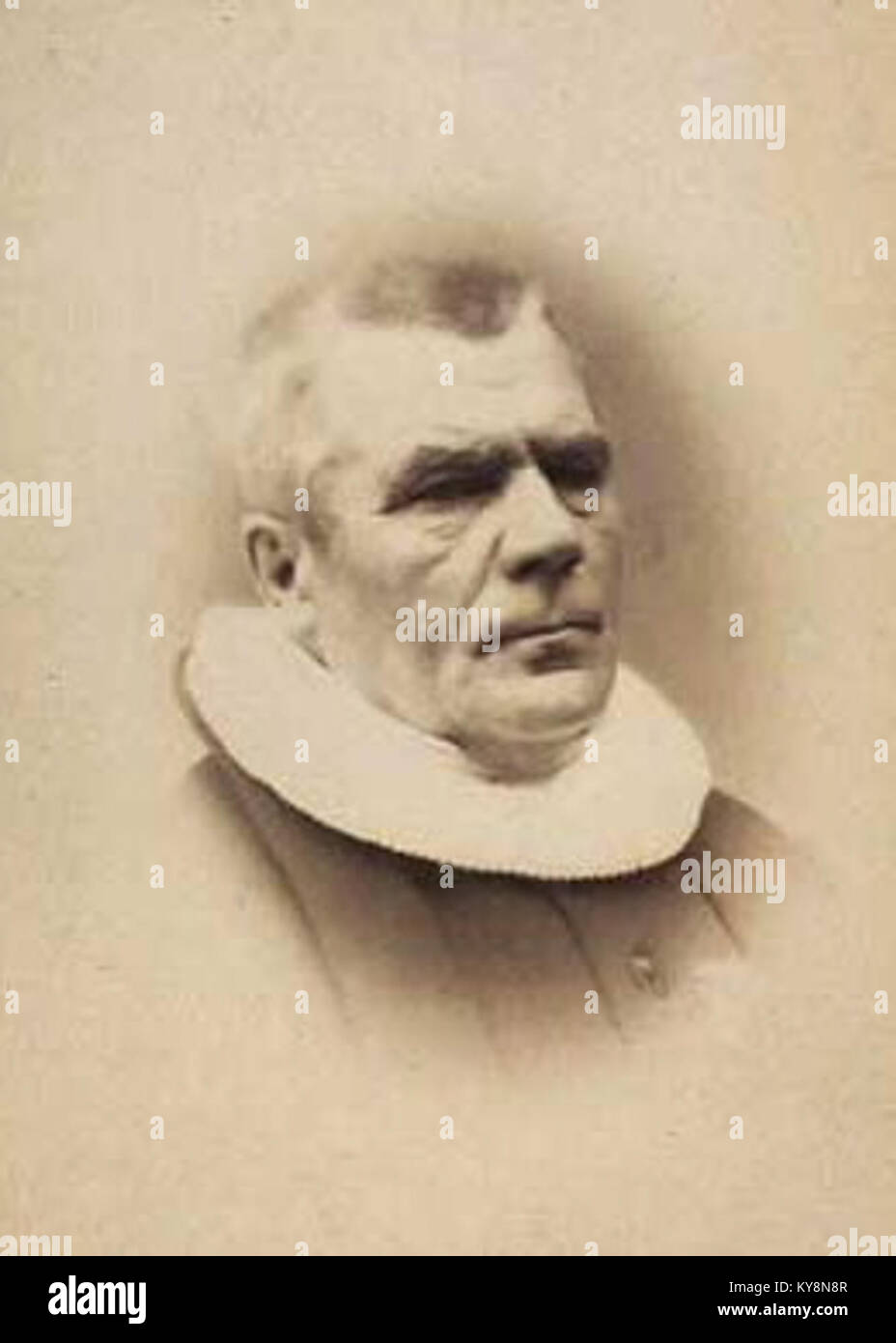 This portrait of Peter Rørdam, painted by C.A. Larsen, is a significant ...