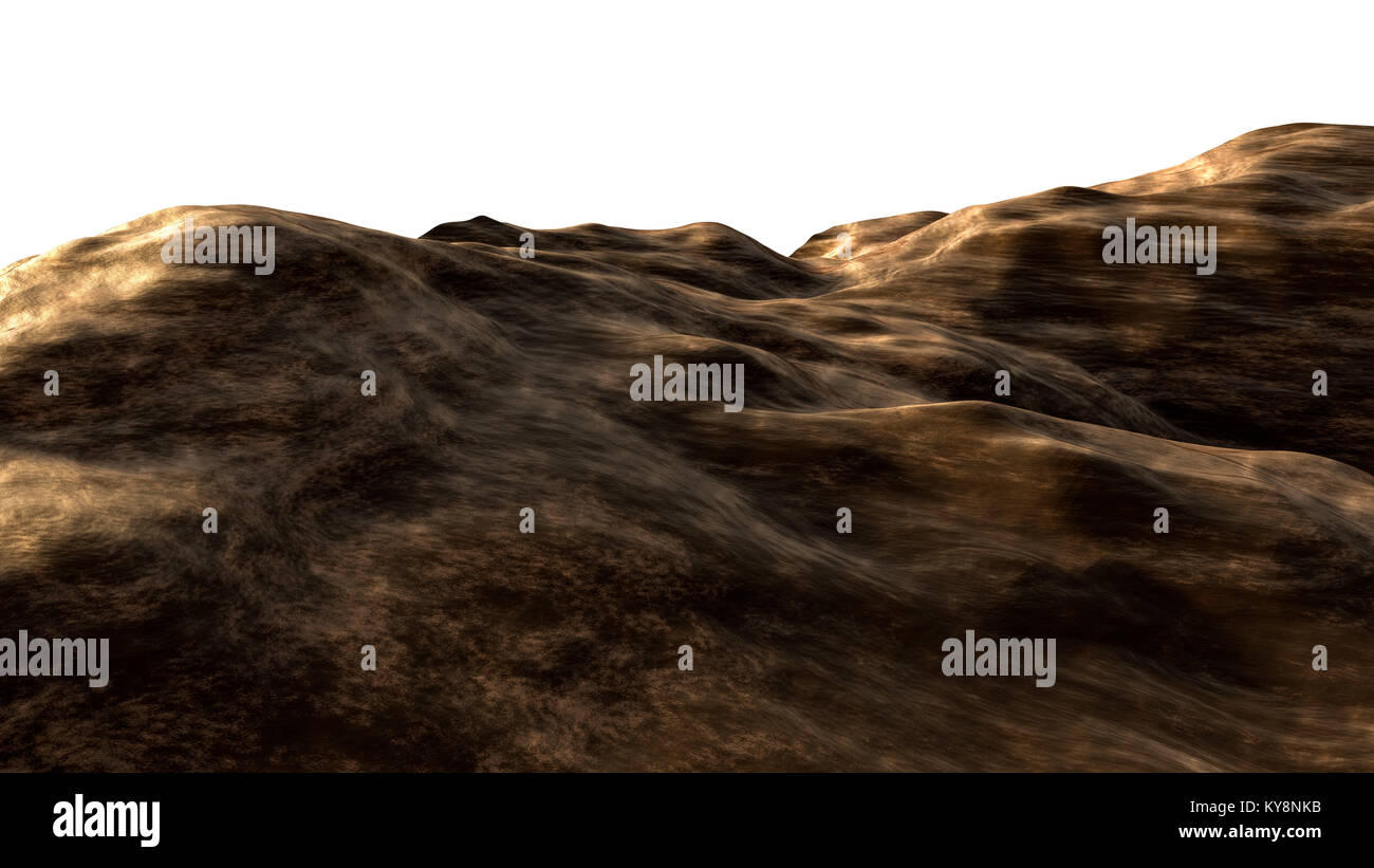 Isolated background of brown clay soil Stock Photo - Alamy