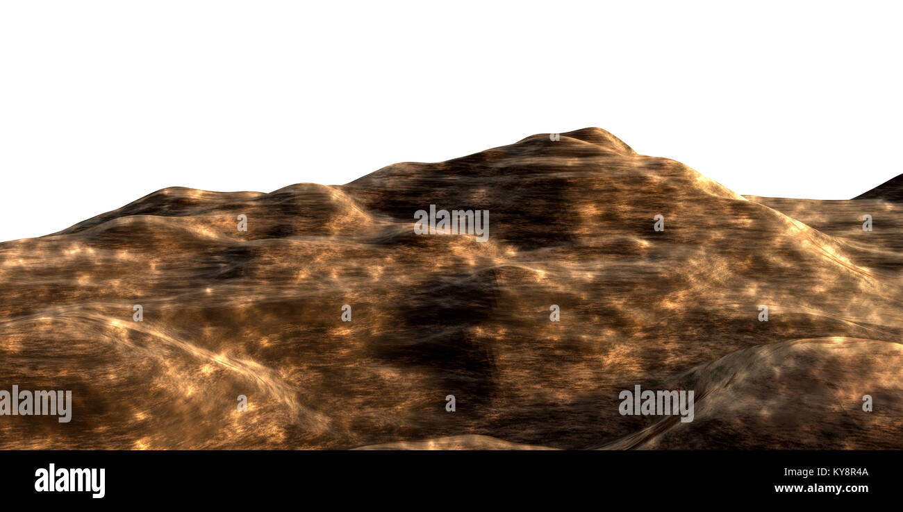 Isolated background of brown clay soil Stock Photo - Alamy