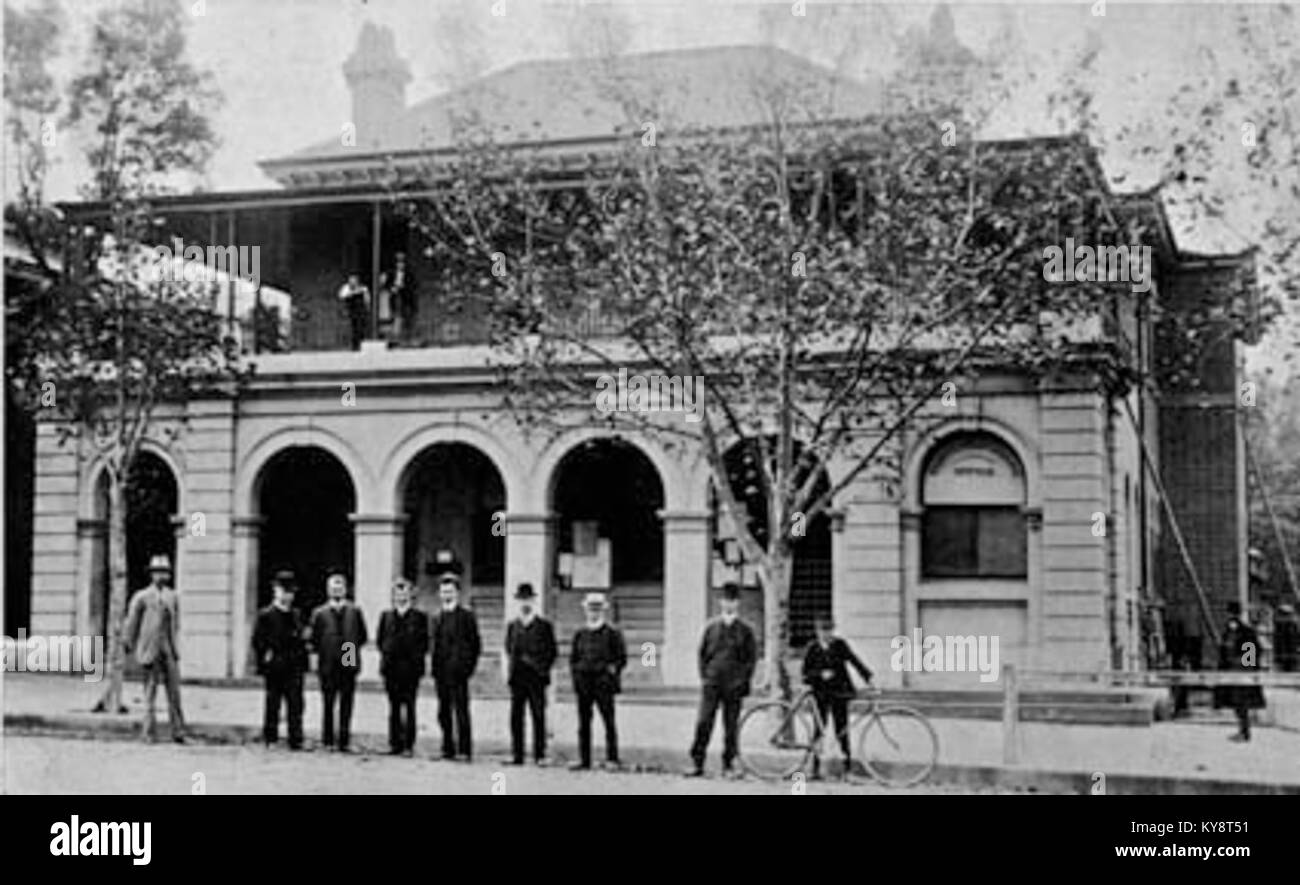 Wagga Wagga Post Office 1910 Stock Photo