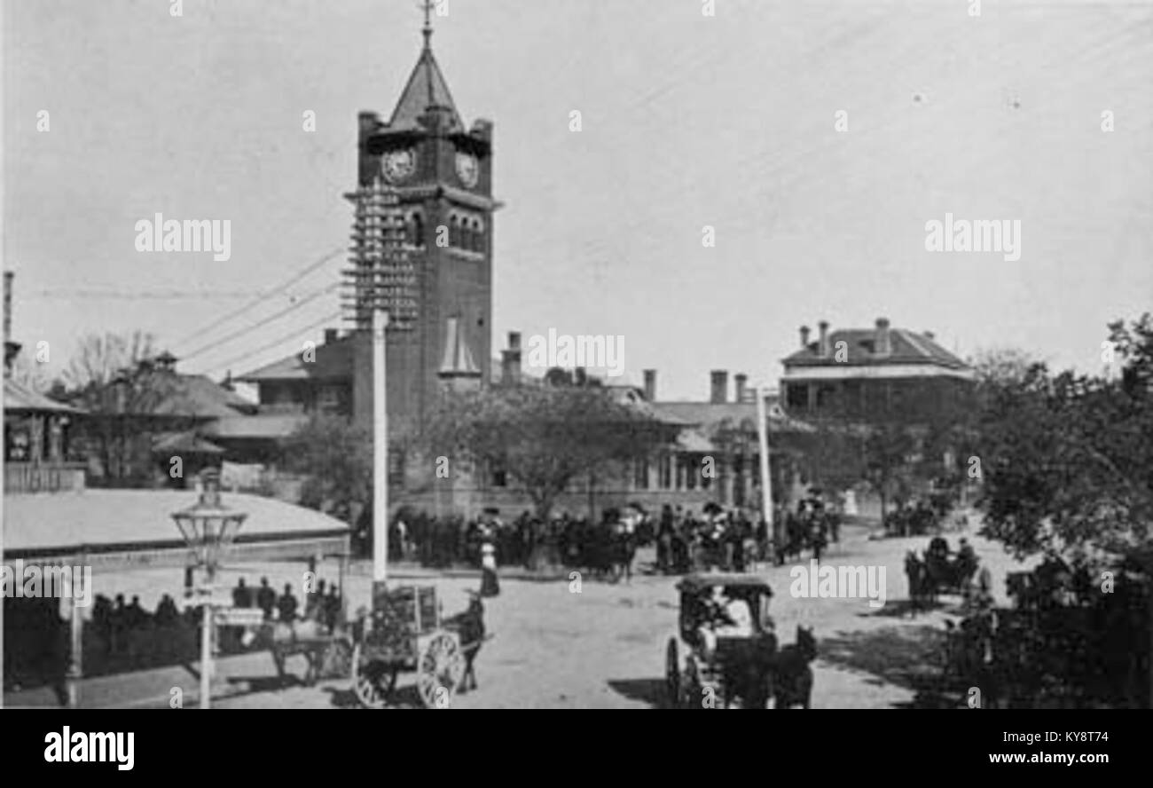 Wagga Wagga Court House 1905 Stock Photo