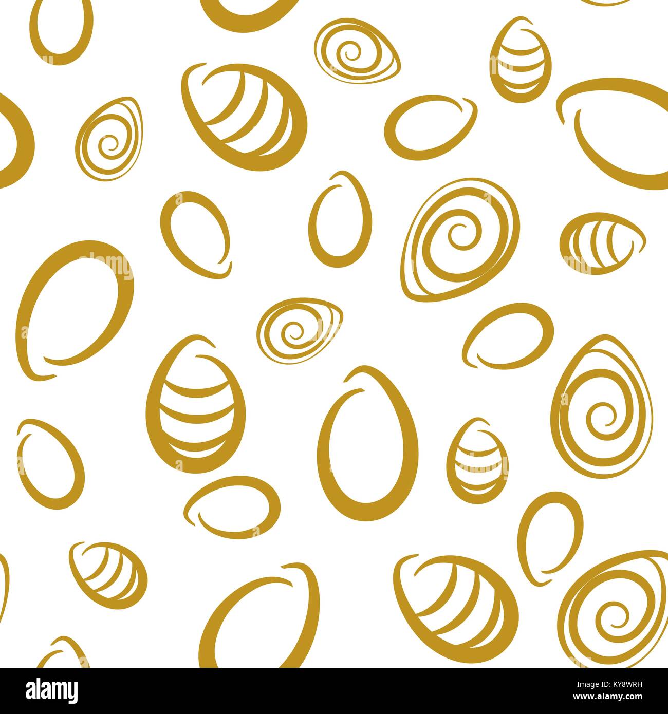 Easter seamless pattern with eggs Stock Vector Image & Art - Alamy