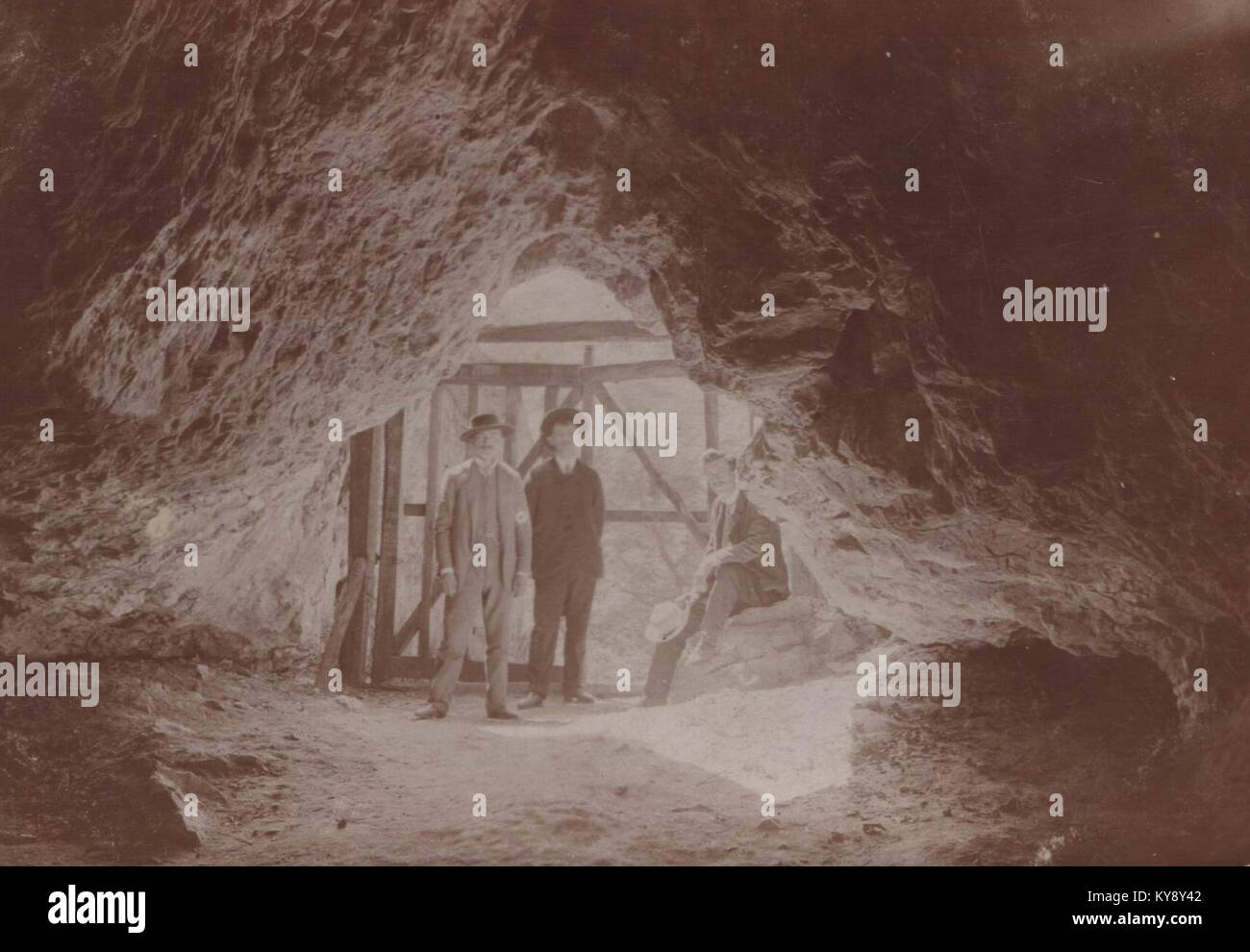 Remete-barlang képeslap2 Stock Photo