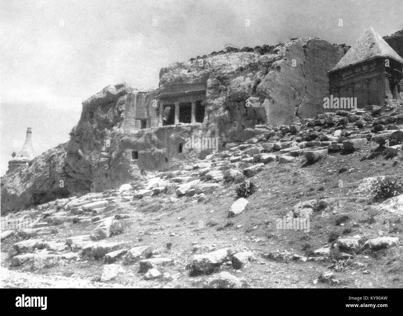 Tomb of Zechariah, Tomb of Benei Hezir and Tomb of Absalom, Jerusalem ...