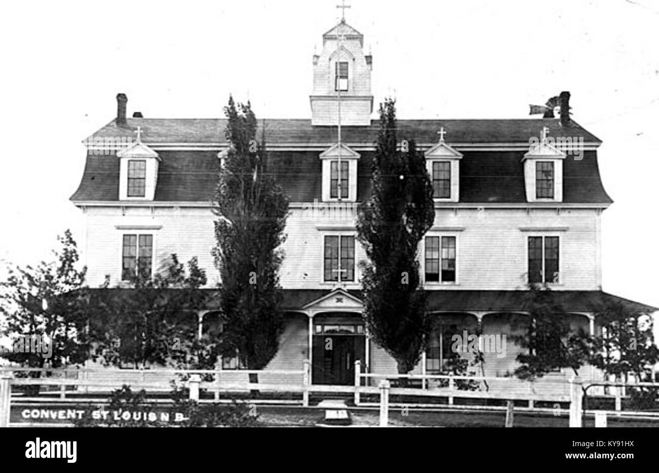 Saint-Louis-de-Kent 1920 Couvent Stock Photo